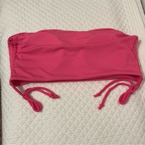 Pink Bathing Suit Top Strapless Womens Large Swim Top Cami NWOT - Picture 5 of 6